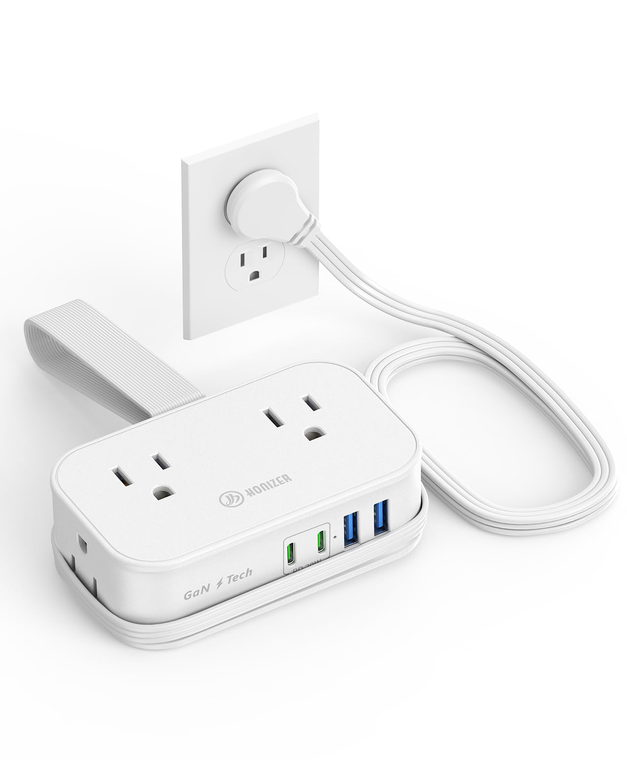 10 in1 Cruise Approved Travel Power Strip USB C 20W, Travel Essential